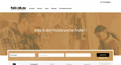 Desktop Screenshot of holzjob.eu
